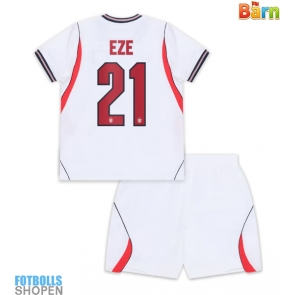 Billiga England Eberechi Eze #21 Hemmatröja Barn VM 2026 Kortärmad (+ Korta byxor)